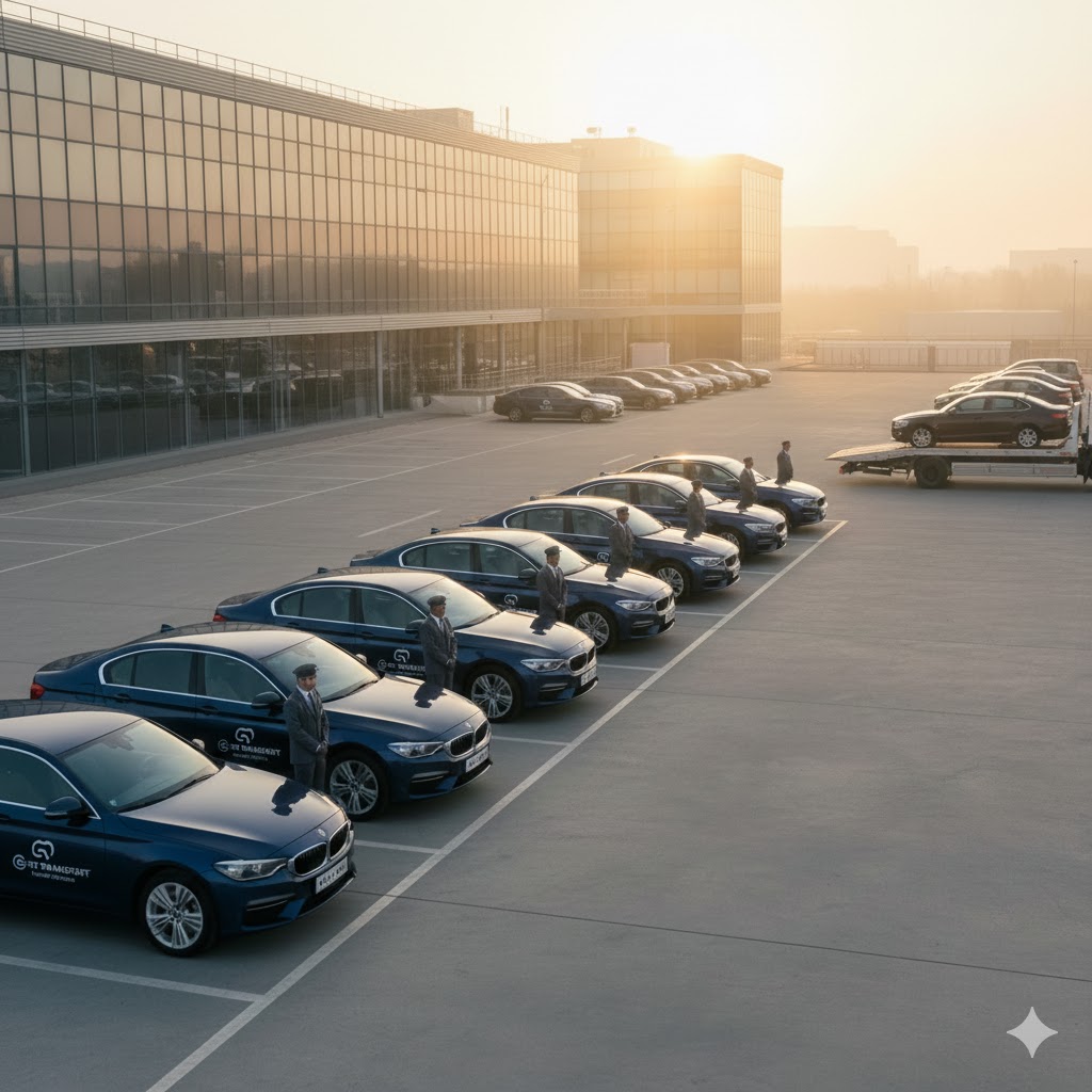 Fleet management dashboard and vehicles